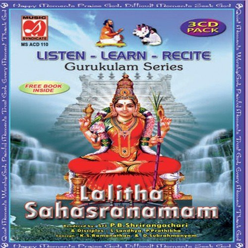 Gurukulam Series - Lalitha Sahasranamam - 10 by P.B. Shrirangachari - Download on PagalFree