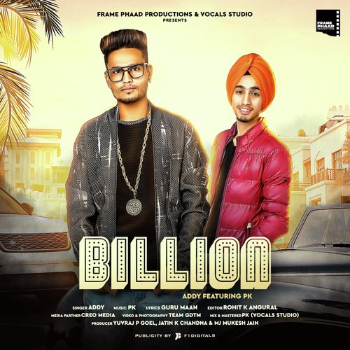 Billion by Addy, PK - Download on PagalFree