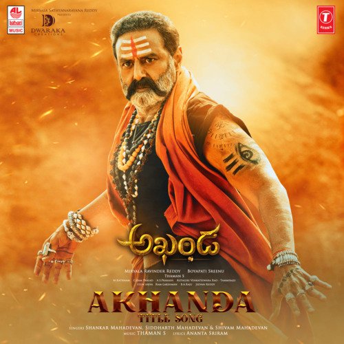 Akhanda - Title Song (From Akhanda) by Shankar Mahadevan, Siddharth Mahadevan, Shivam Mahadevan, Thaman S - Download on PagalFree