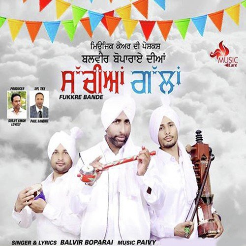 Sachiyan Gallan Fukre Bande by Balvir Boparai - Download on PagalFree