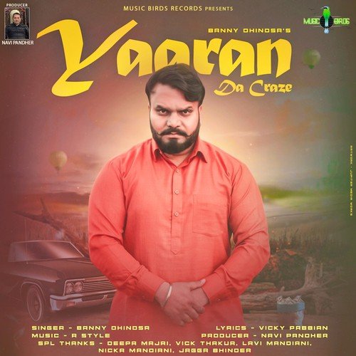 Yaaran Da Craze by Banny Dhindsa - Download on PagalFree